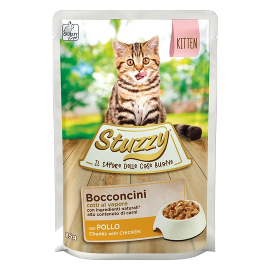 Stuzzy Cat Nassfutter Kitten Huhn, Beutel 85 g