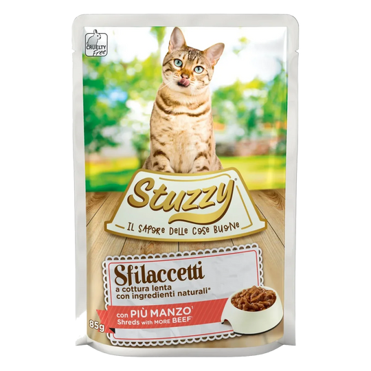 Stuzzy Cat Speciality Nassfutter Katze Rind, Beutel 85 g