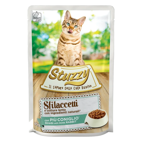 Stuzzy Cat Speciality Nassfutter Katze Kaninchen, Beutel 85 g