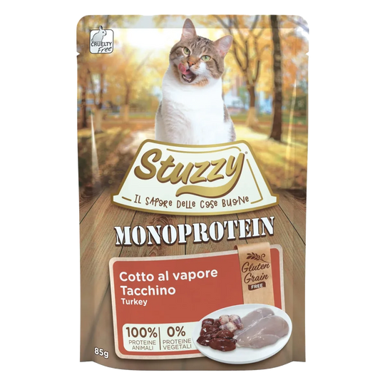 Stuzzy Grain Free Monoprotein Nassfutter Katze Pute, 85 g