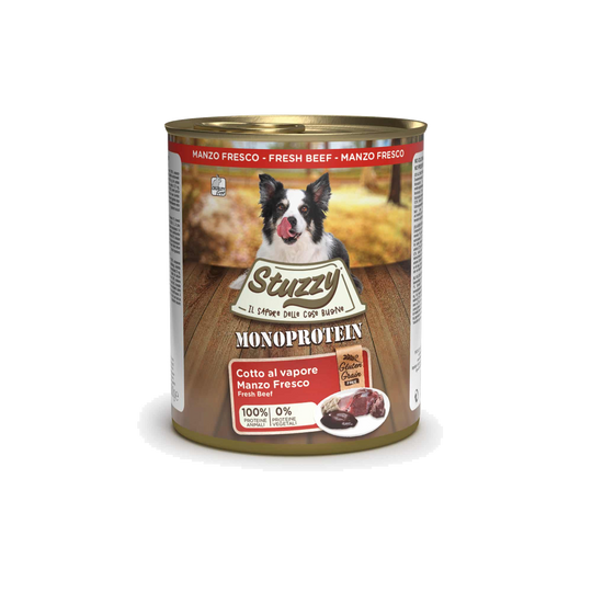 Stuzzy Monoprotein Nassfutter Hund frisches Rind
