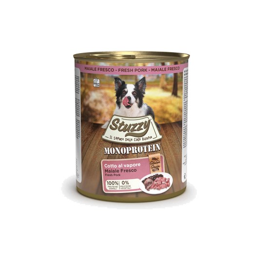 Stuzzy Monoprotein Nassfutter Hund frisches Schwein