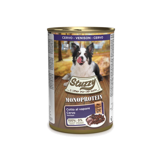 Stuzzy Monoprotein Nassfutter Hund Hirsch