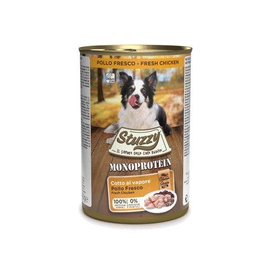 Stuzzy Monoprotein Nassfutter Hund frisches Huhn