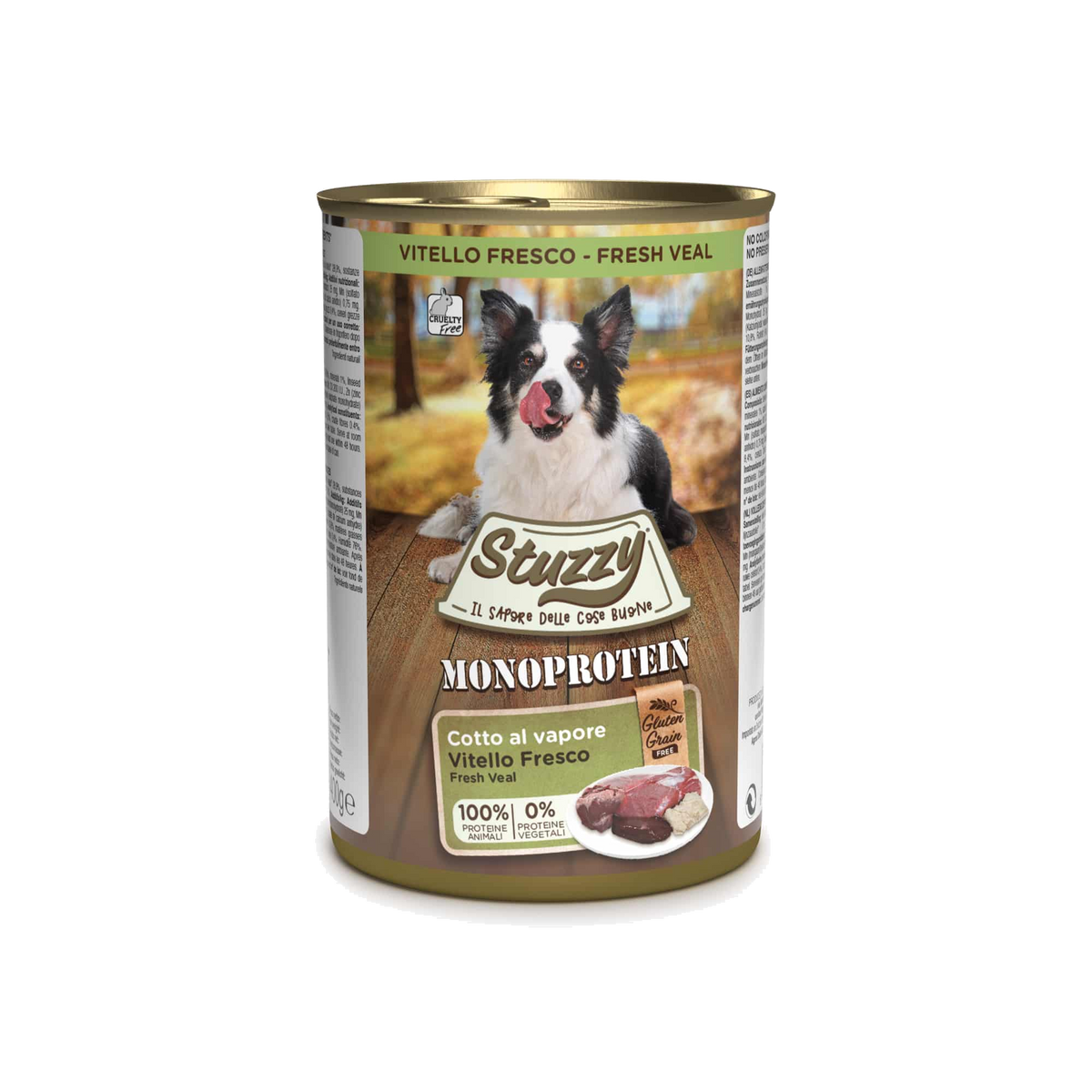 Stuzzy Monoprotein Nassfutter Hund frisches Kalb
