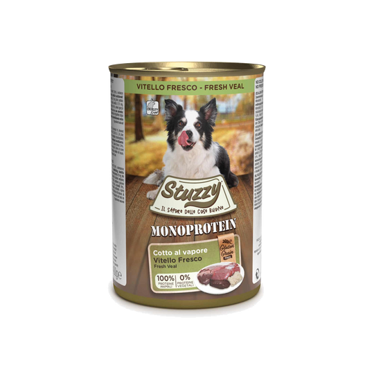 Stuzzy Monoprotein Nassfutter Hund frisches Kalb
