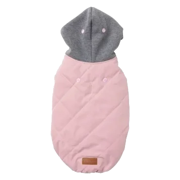 FuzzYard Cremorne Kapuzenpullover für Hunde in Rosa