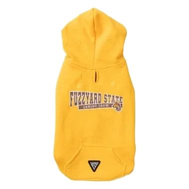 FuzzYard State Hoodie für Hunde, gelb