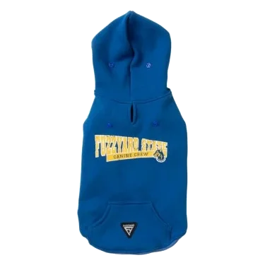 Kapuzenpullover für Hunde FuzzYard State in Blau, Größe 1