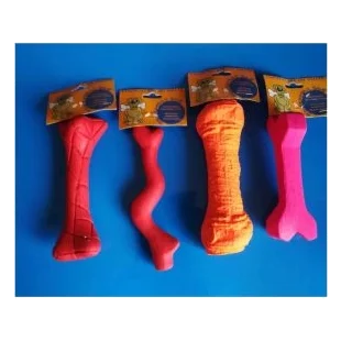 Sortierte große Latexknochen für Hunde, 21–23 cm (4 Stück)