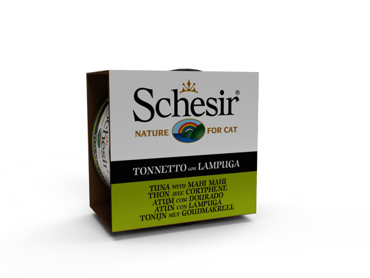 Schesir Nassfutter Katze Thunfisch mit Goldmakrele, Dose 85 g