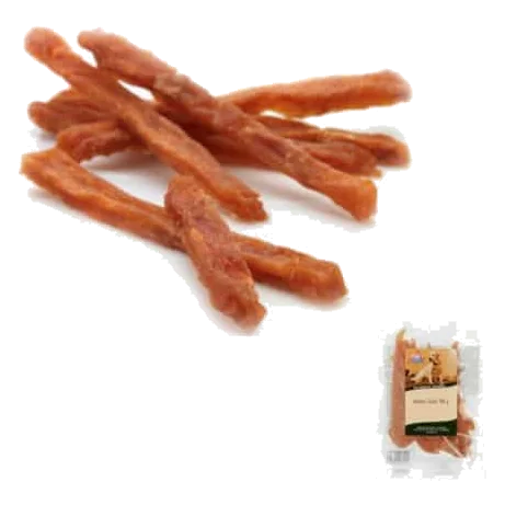 Hähnchenbrust-Streifen Hundesnack, 100 g oder 500 g