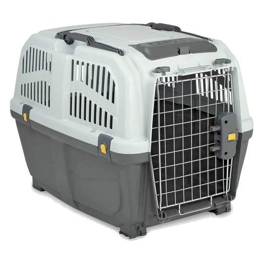 Skudo IATA Hundetransportbox in Grau