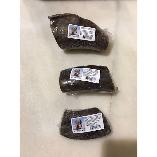 Ziegenhornstücke für Hunde, Größe 1
