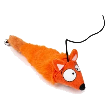 Katzenangel mit Plüschtier FuzzYard Yeetz Farewell Fox