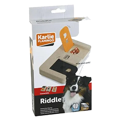 Brain Train Riddle Intelligenzspielzeug Hund, 22 × 12 cm