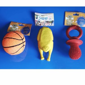 Sortiertes großes Latex-Spielzeug, 10–16 cm (3 Stück)
